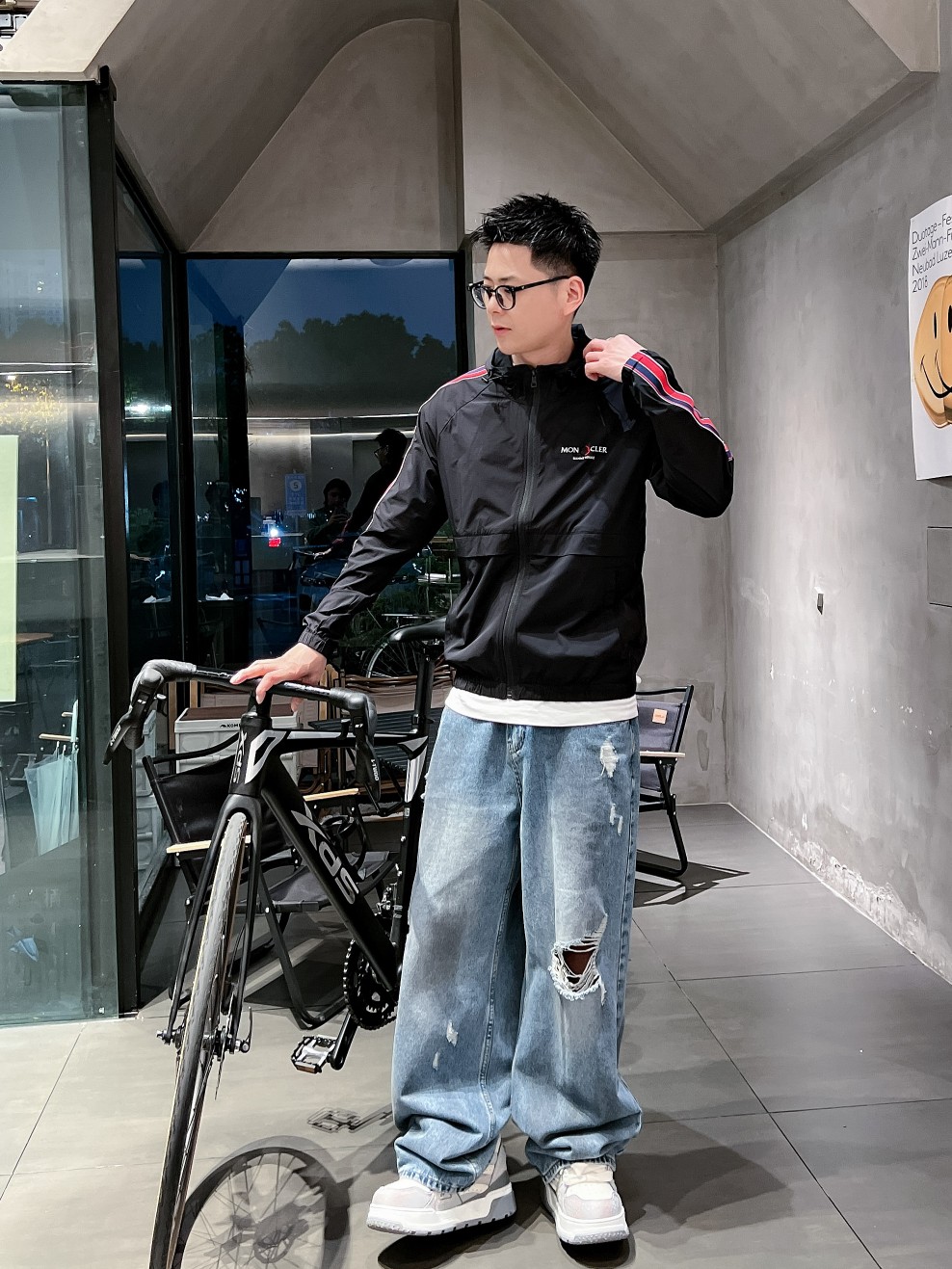 2024新品防曬服連帽多功能薄款夾克外套蒙口高仿夾克