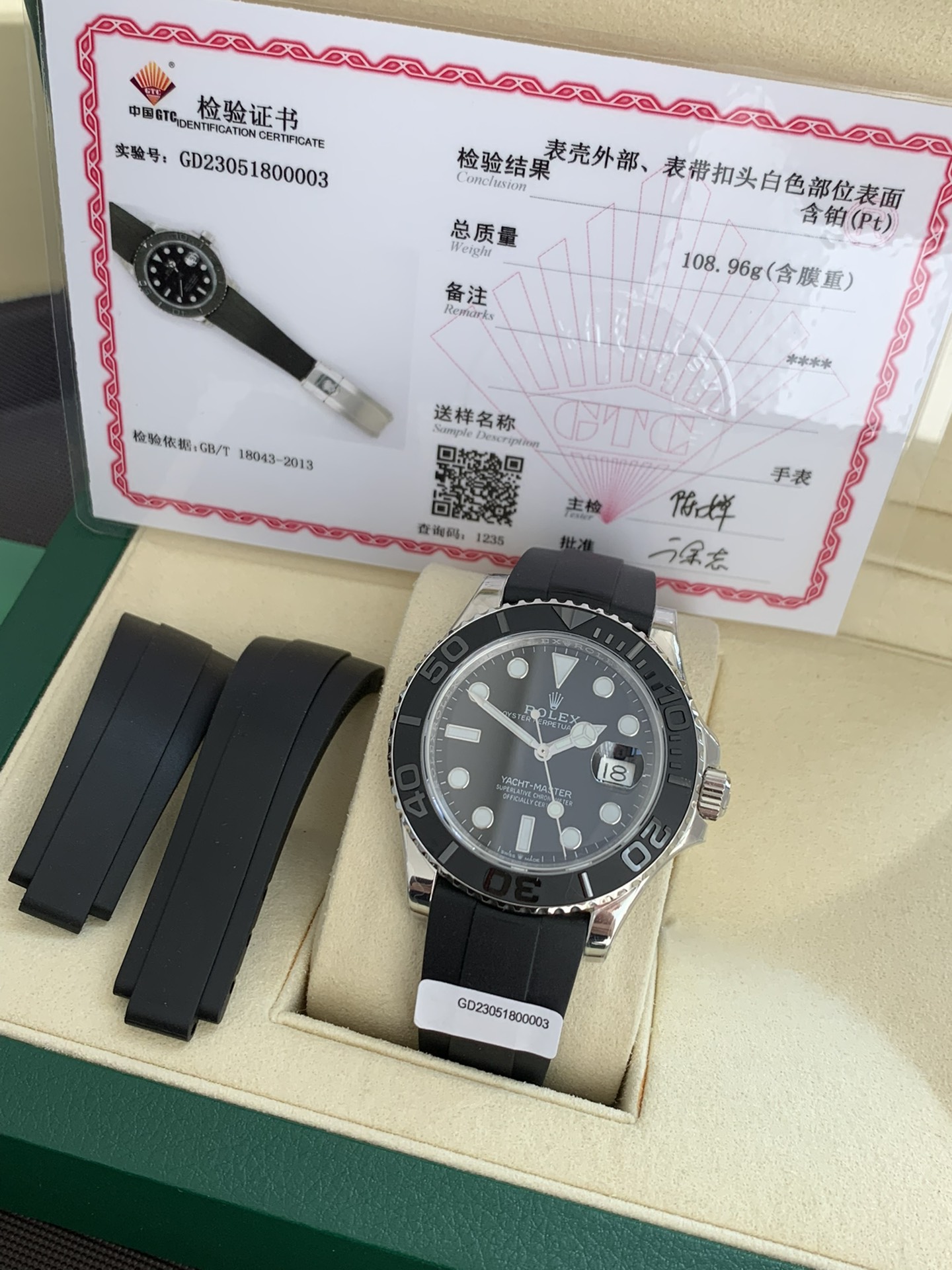 頂級精品高仿勞力士遊艇白金版Cerachrom陶瓷表圈男士手錶腕錶