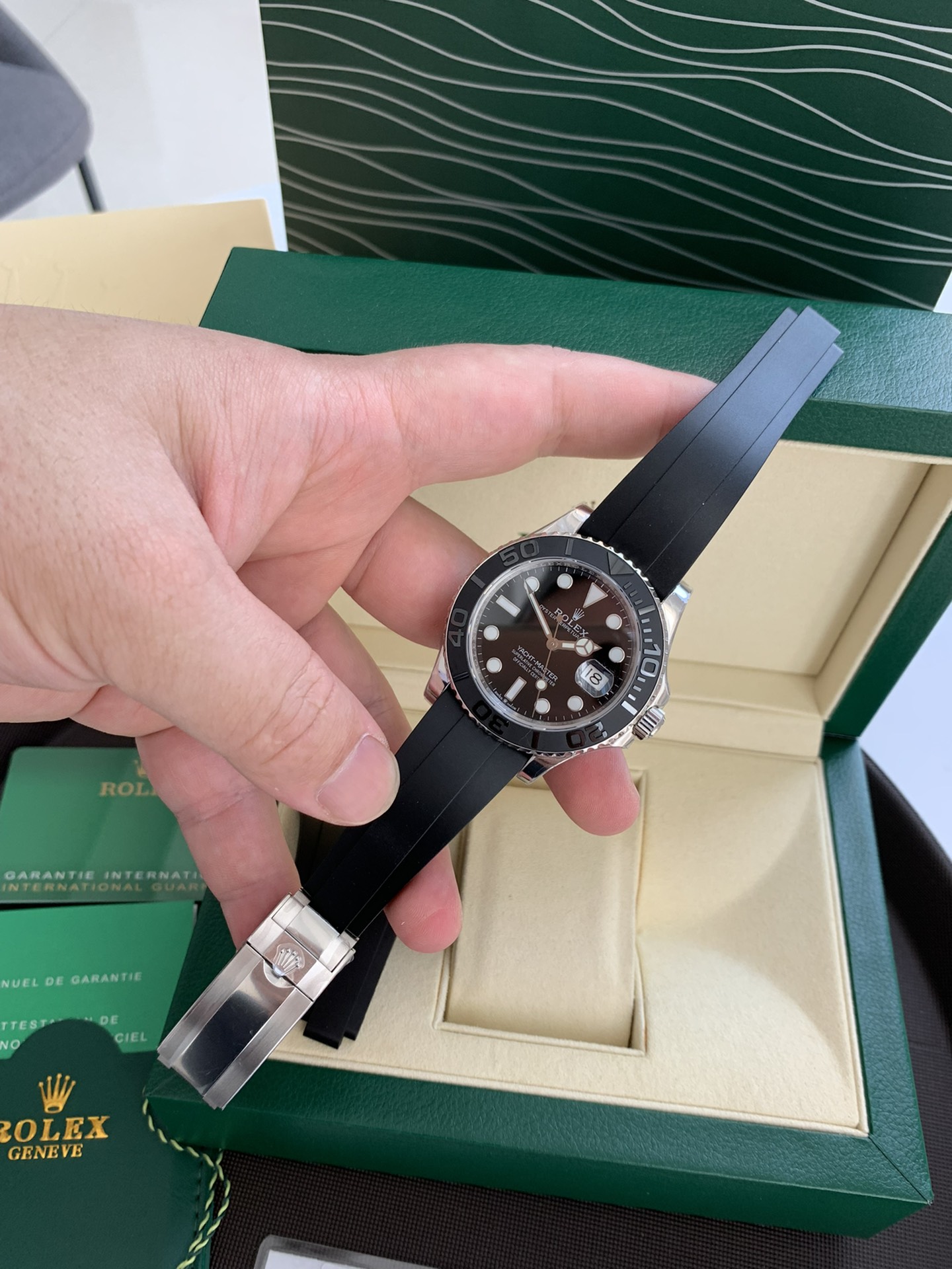 頂級精品高仿勞力士遊艇白金版Cerachrom陶瓷表圈男士手錶腕錶