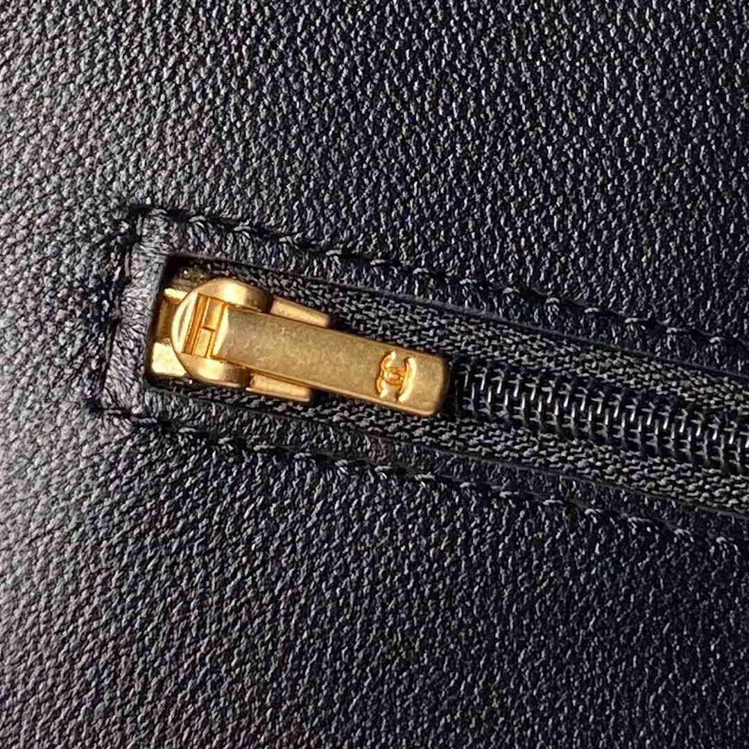 CHANEL香奈兒精仿woc系列黑色單肩包斜挎包鏈條包