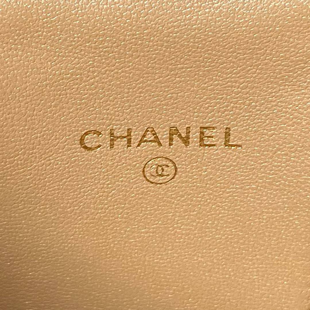 CHANEL2024新品A貨女款AP3940化妝包黑色包包