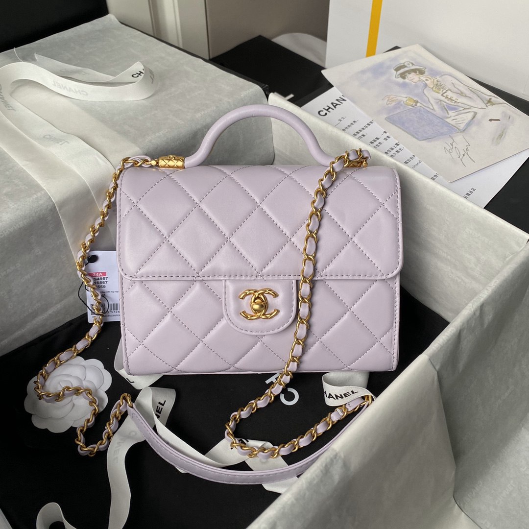 CHANEL精仿17×21×8.5cm女款手提包mini斜挎包