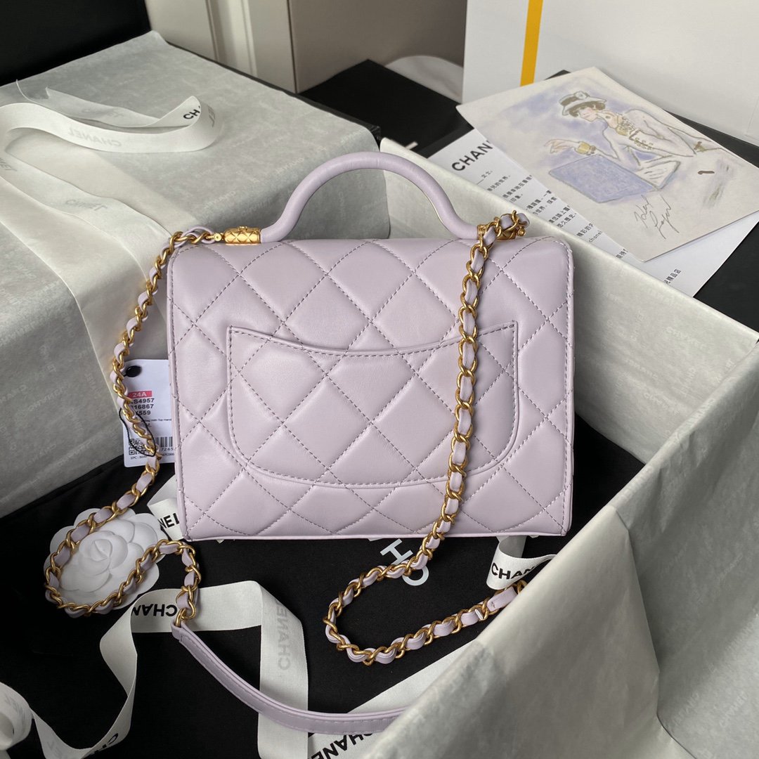 CHANEL精仿17×21×8.5cm女款手提包mini斜挎包