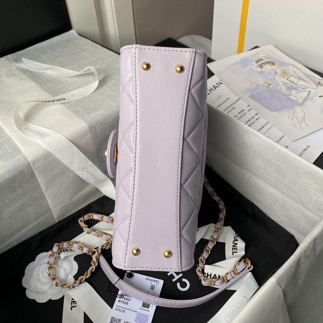 CHANEL精仿17×21×8.5cm女款手提包mini斜挎包