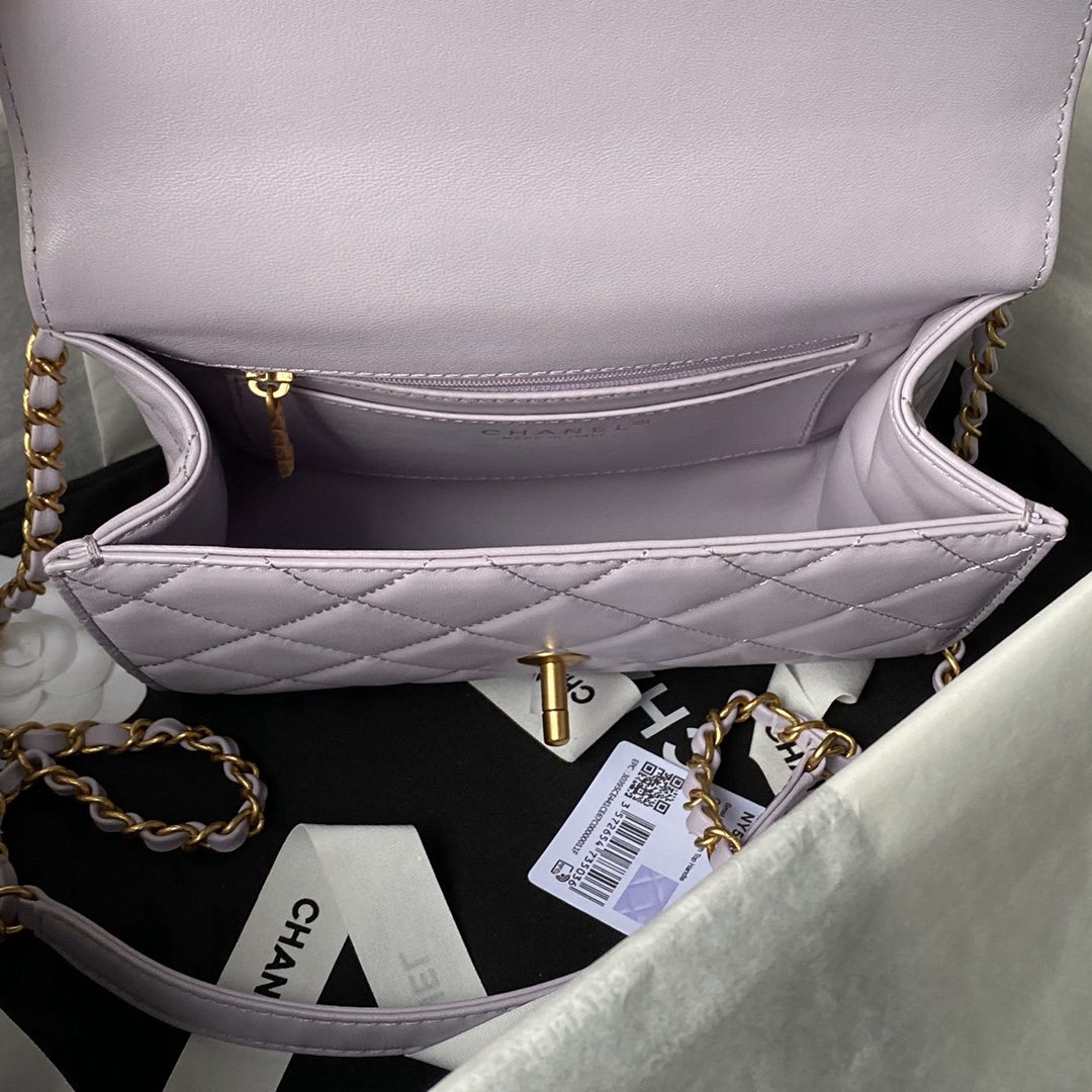 CHANEL精仿17×21×8.5cm女款手提包mini斜挎包
