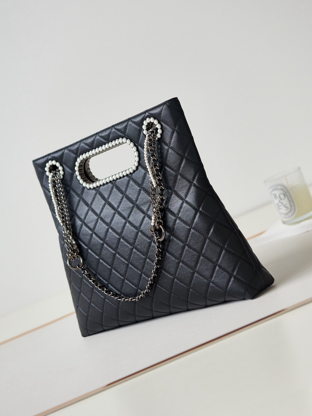 CHANEL香奈兒頂級奢侈品超級無敵黑色鏈條斜挎包單肩包