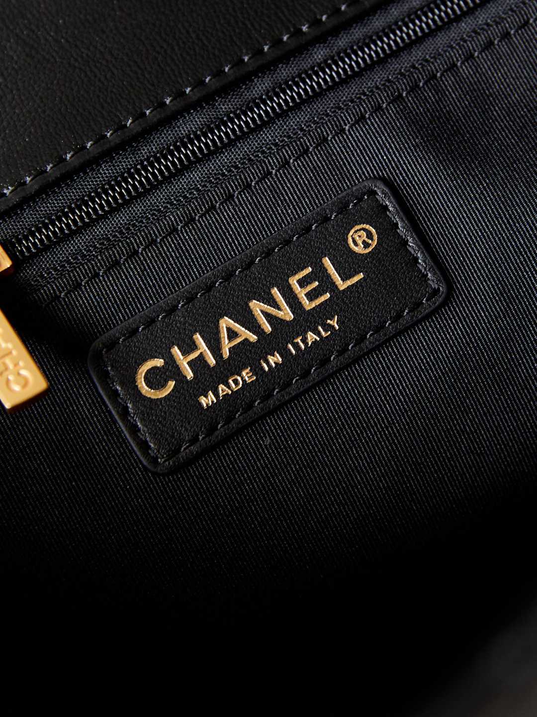 一比一專櫃同步復刻CHANEL女士真皮手提包斜挎包大容量包包黑色