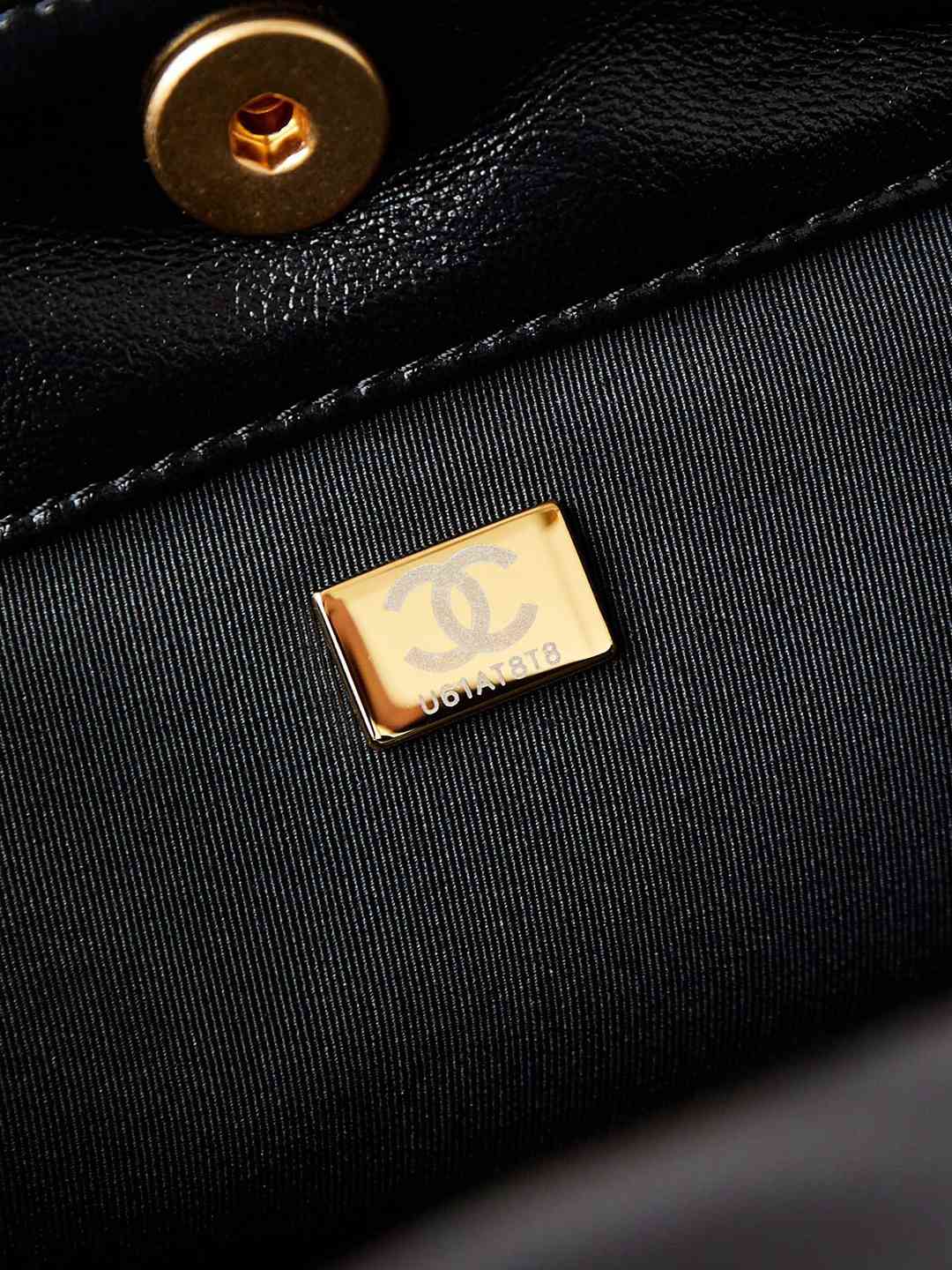 一比一專櫃同步復刻CHANEL女士真皮手提包斜挎包大容量包包黑色