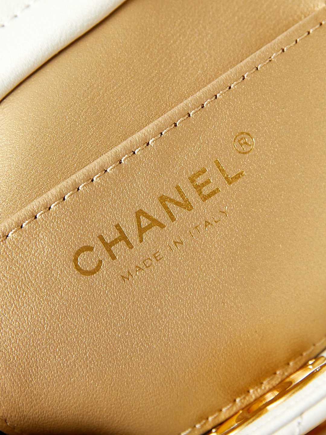 CHANEL頂級A貨獨特設計高仿珍珠白色手提包斜挎包 CF系列
