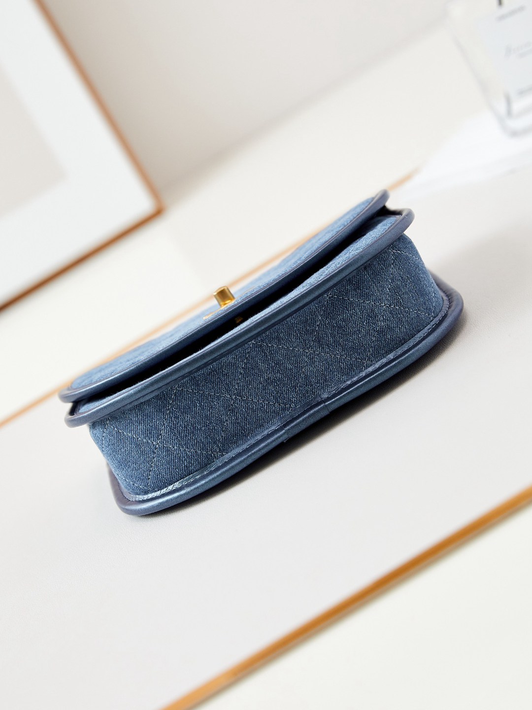 全新品全套包裝超級實用原單CHANEL牛仔布材質鏈條包腋下包女款