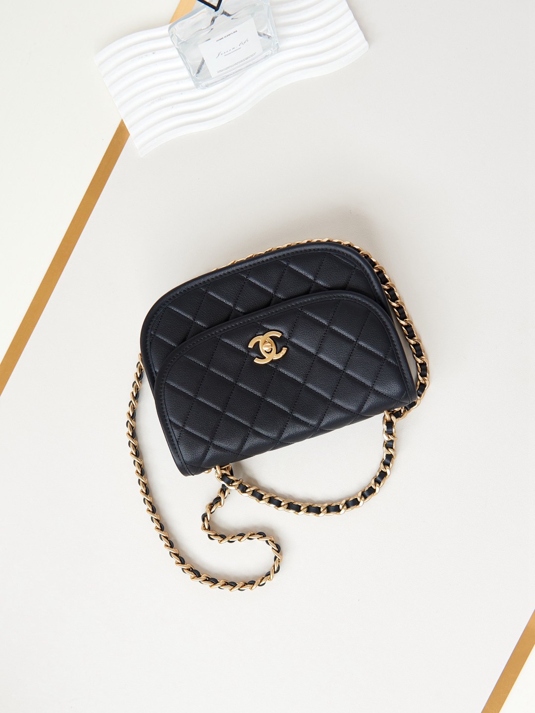 CHANEL香奈兒一比一馬鞍包全新品專櫃同步
