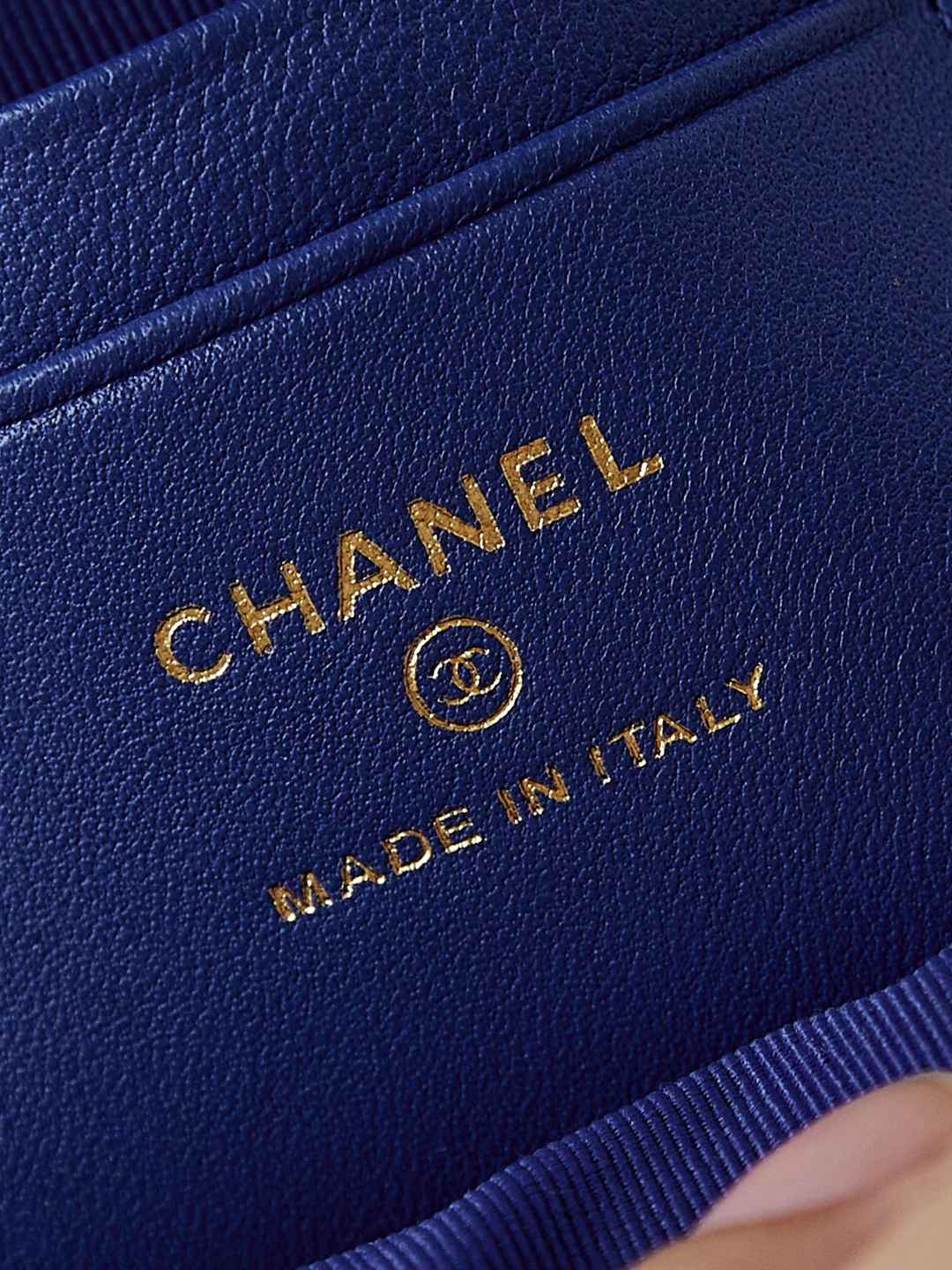 mini型CHANEL全套包裝新品彩色材質高仿雙肩包手提包 藍色