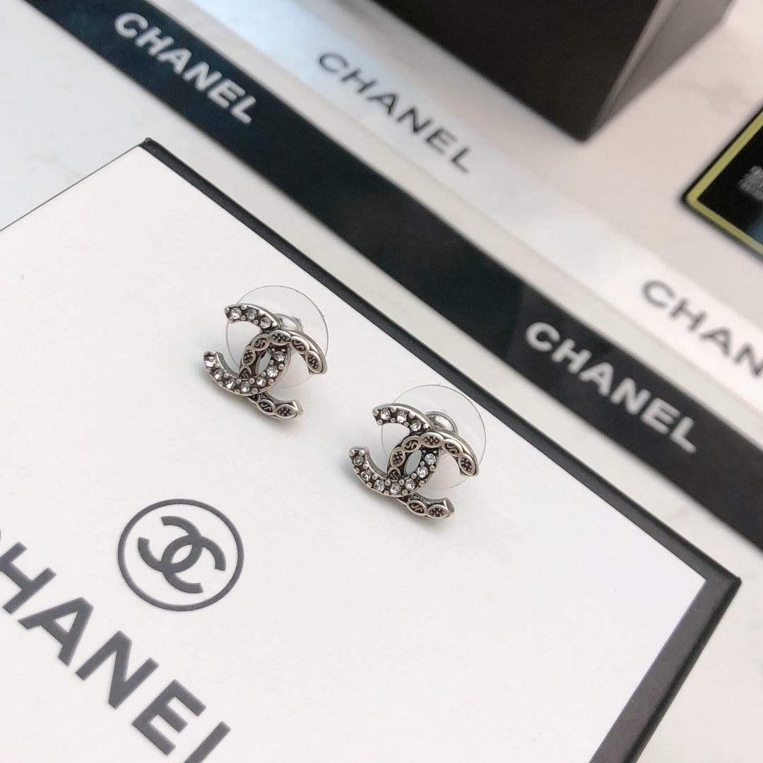 超級牛貨專櫃品質奢侈品高仿CHANEL香奈兒耳釘頂級耳環