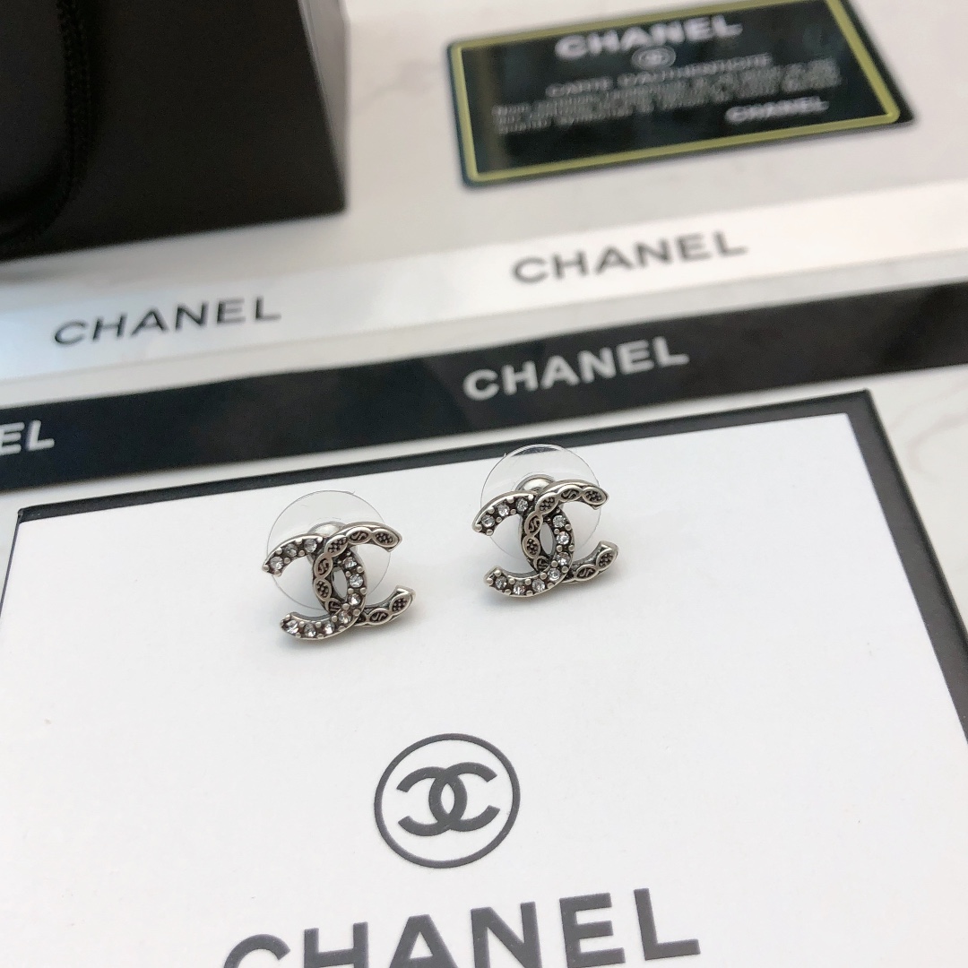 超級牛貨專櫃品質奢侈品高仿CHANEL香奈兒耳釘頂級耳環