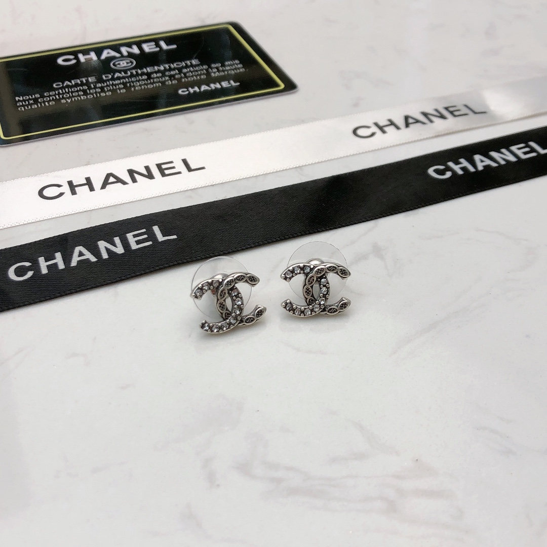 超級牛貨專櫃品質奢侈品高仿CHANEL香奈兒耳釘頂級耳環