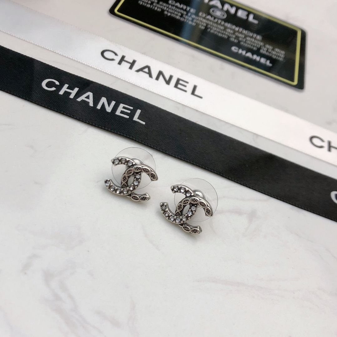 超級牛貨專櫃品質奢侈品高仿CHANEL香奈兒耳釘頂級耳環
