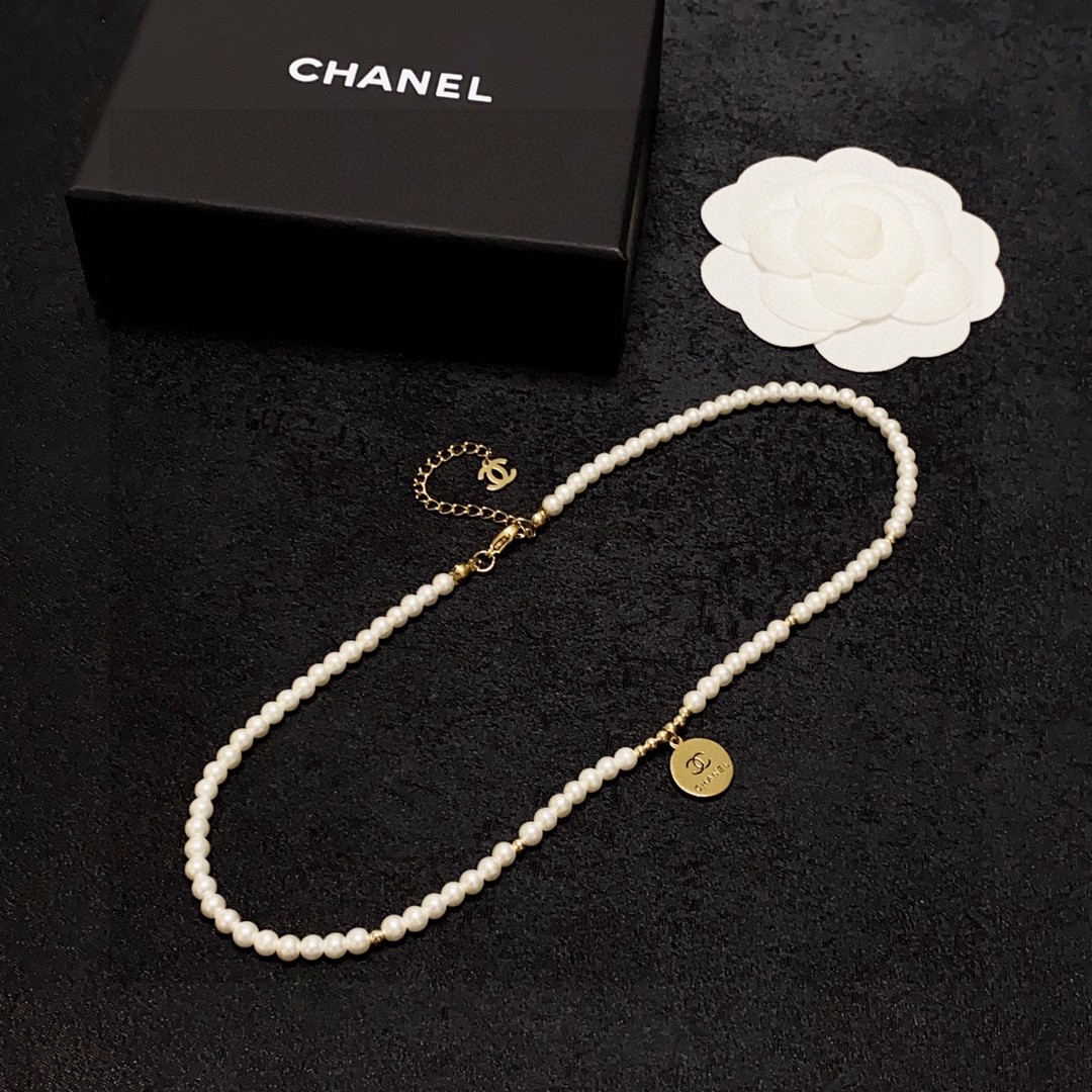 CHANEL香奈兒高仿雙C項鏈百搭款式特別好看