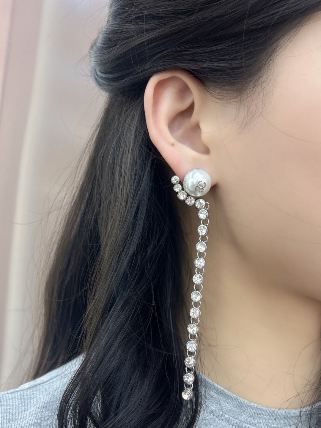 CHANEL香奈兒珍珠耳吊耳環 一比一復刻