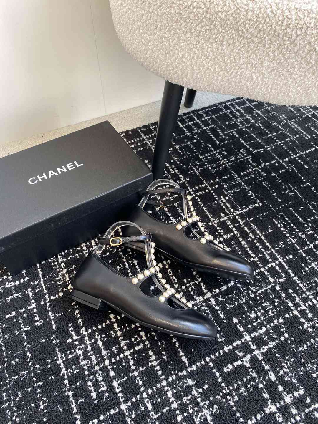 頂級原單高仿CHANEL香奈兒女款真皮休閒鞋玛丽珍