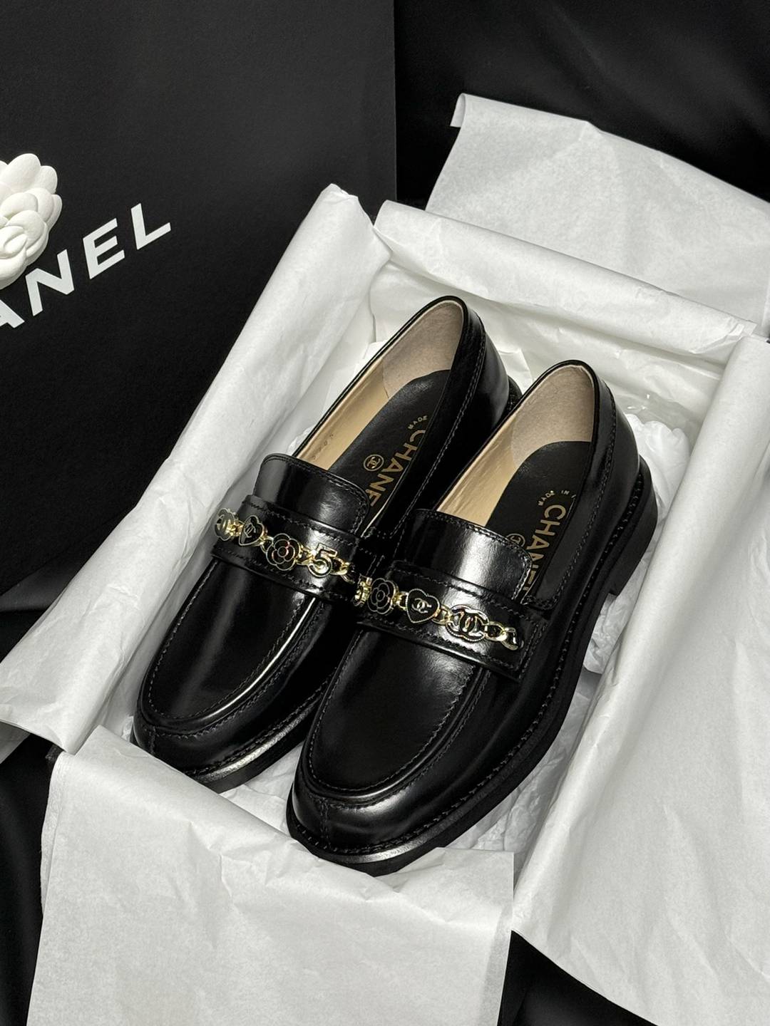 頂級原單CHANEL2024牛皮內裡樂福鞋