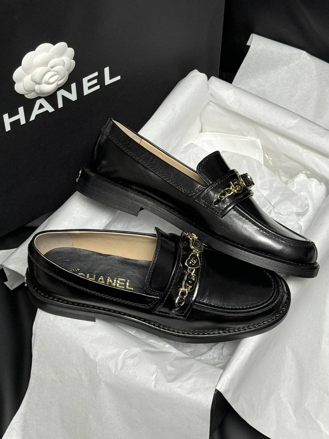 頂級原單CHANEL2024牛皮內裡樂福鞋