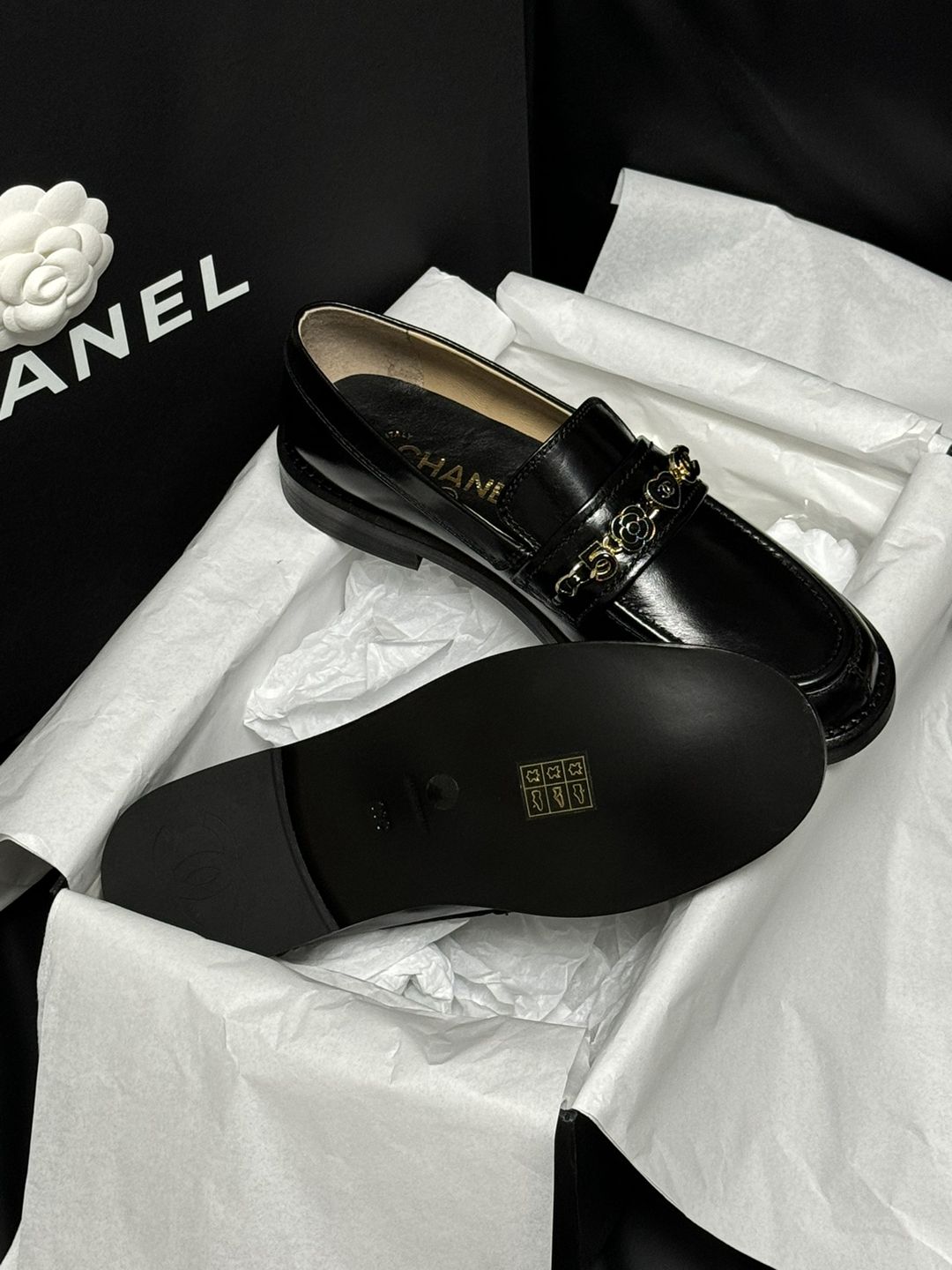 頂級原單CHANEL2024牛皮內裡樂福鞋