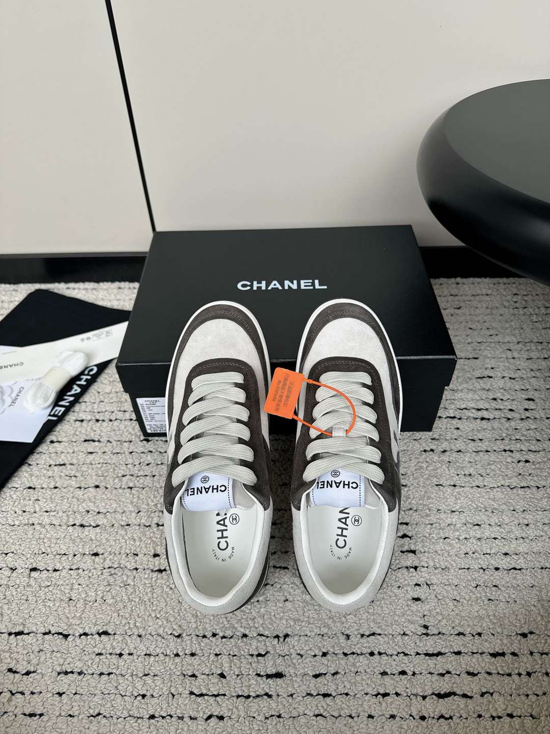 頂級高端莆田鞋CHANEL香奈兒全皮熊貓鞋