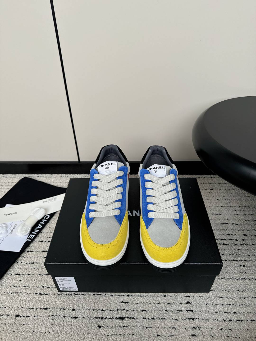 頂級復刻奢侈品CHANEL新品全皮熊貓鞋運動休閒鞋