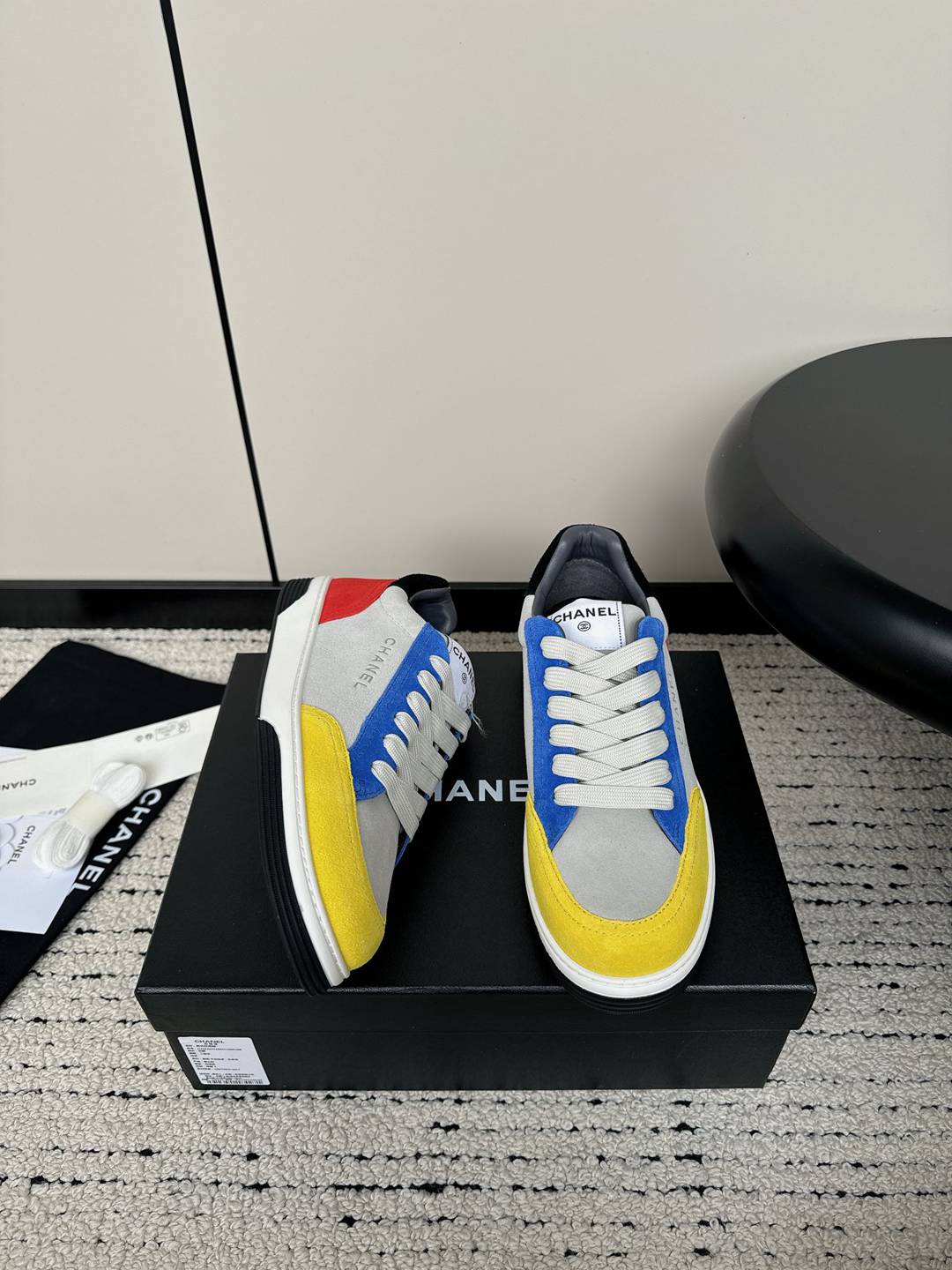 頂級復刻奢侈品CHANEL新品全皮熊貓鞋運動休閒鞋