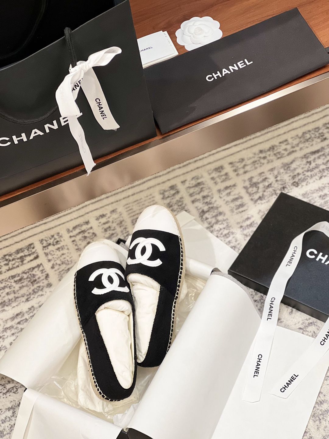 官網同步CHANEL高仿2024款加厚升級版本漁夫鞋