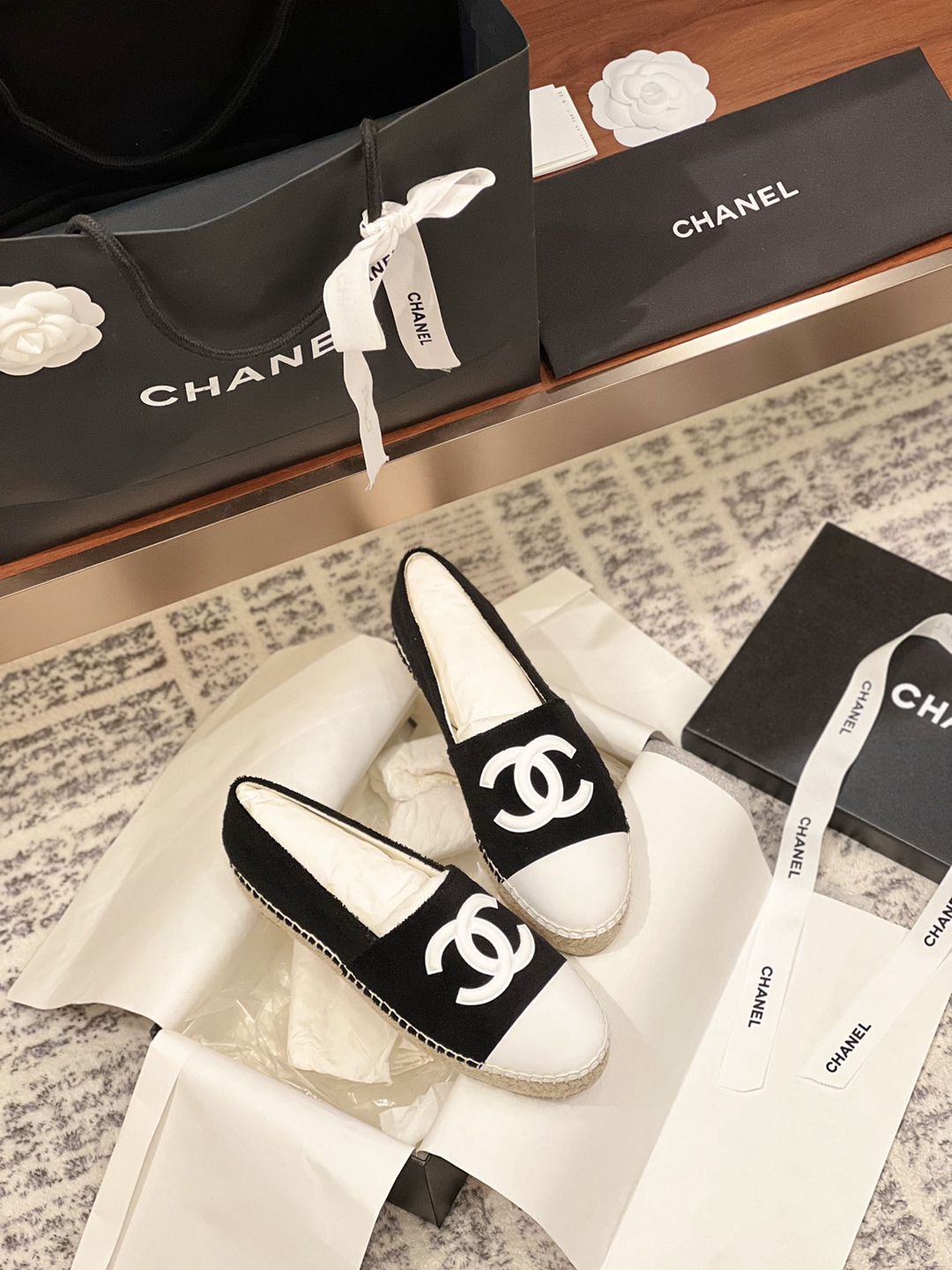 官網同步CHANEL高仿2024款加厚升級版本漁夫鞋