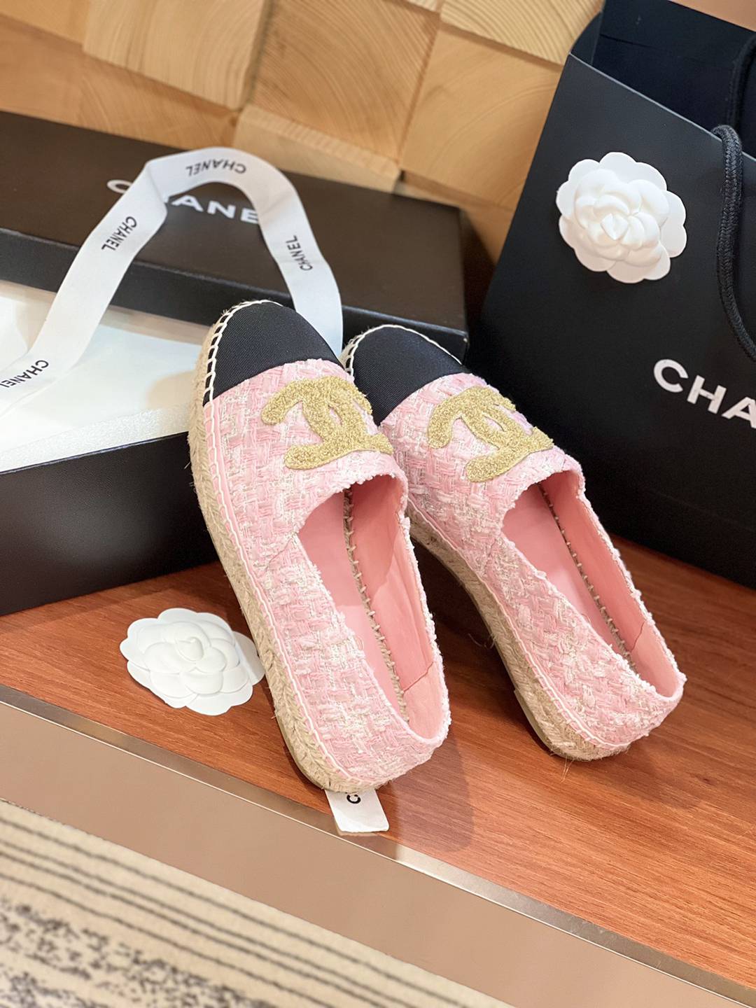 放心穿專櫃同步一比一復刻莆田鞋CHANEL漁夫鞋休閒鞋女款