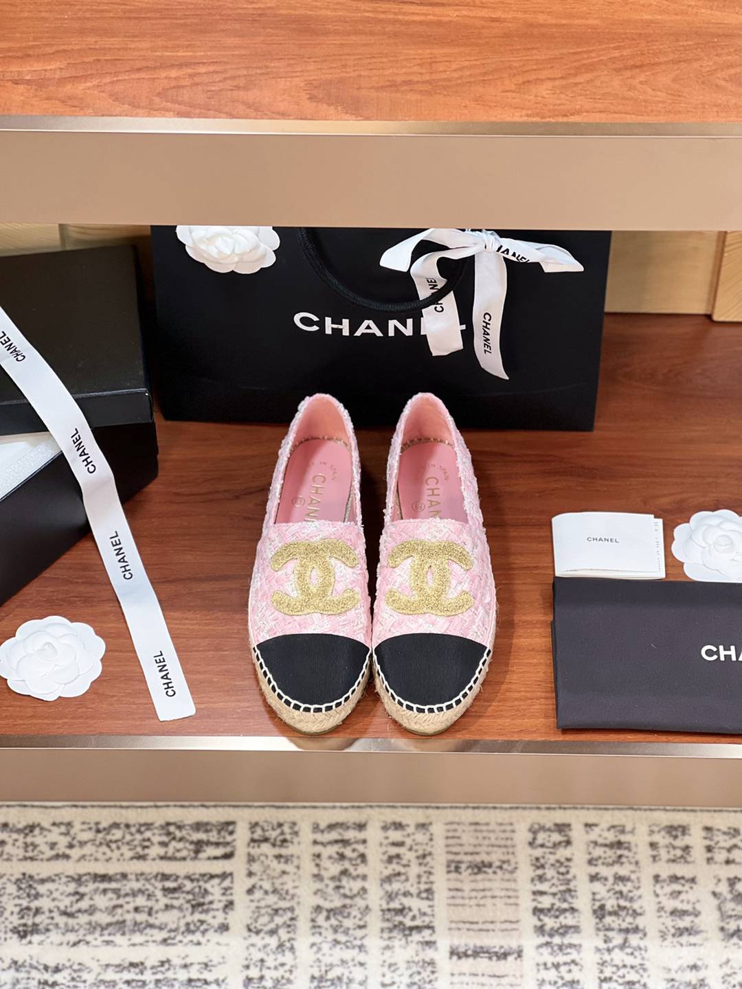 放心穿專櫃同步一比一復刻莆田鞋CHANEL漁夫鞋休閒鞋女款