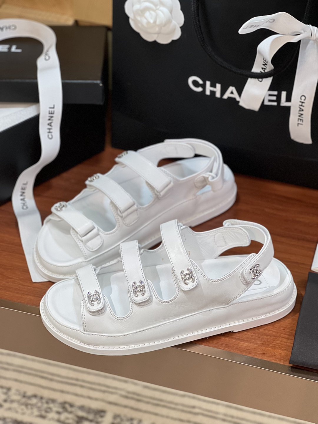 頂級設計CHANEL原單高仿休閒沙灘鞋拖鞋