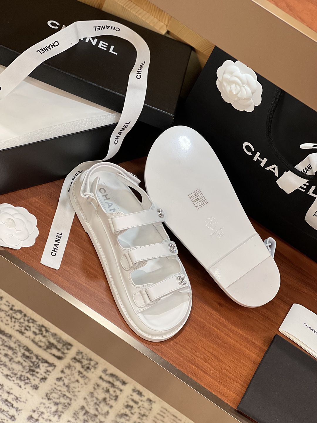 頂級設計CHANEL原單高仿休閒沙灘鞋拖鞋