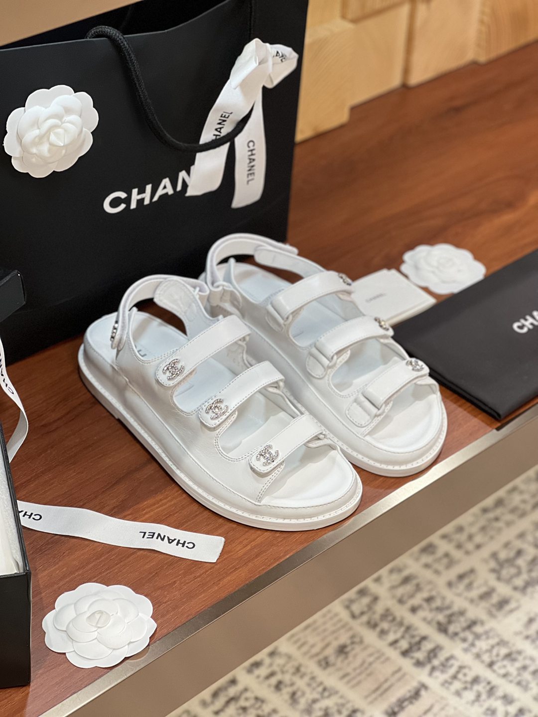 頂級設計CHANEL原單高仿休閒沙灘鞋拖鞋