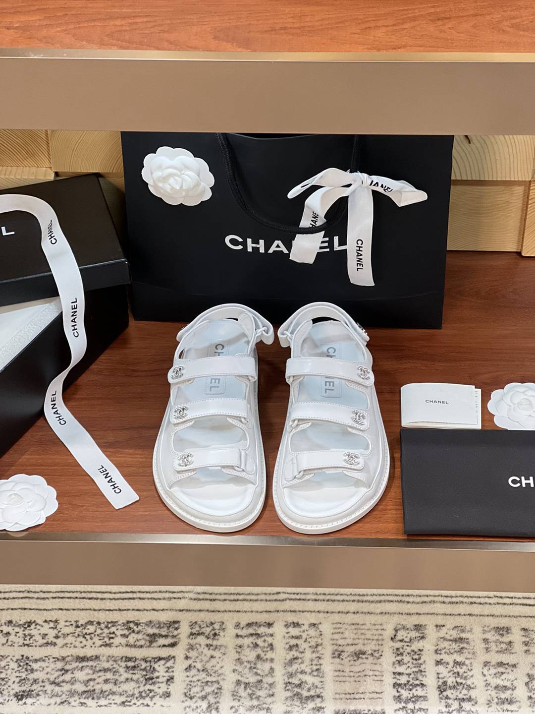 頂級設計CHANEL原單高仿休閒沙灘鞋拖鞋