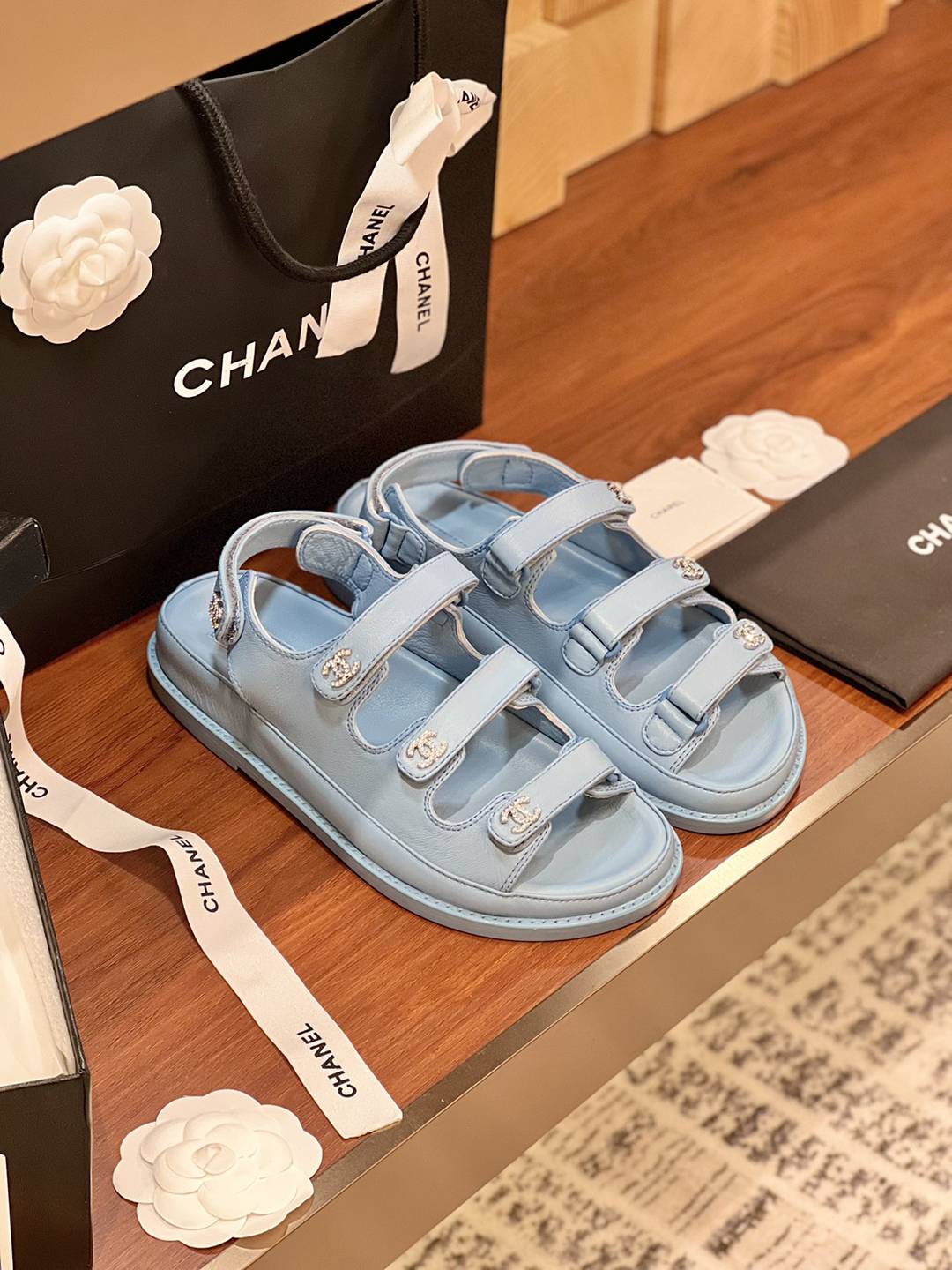 頂級A貨一比一原單CHANEL休閒時尚沙灘拖鞋