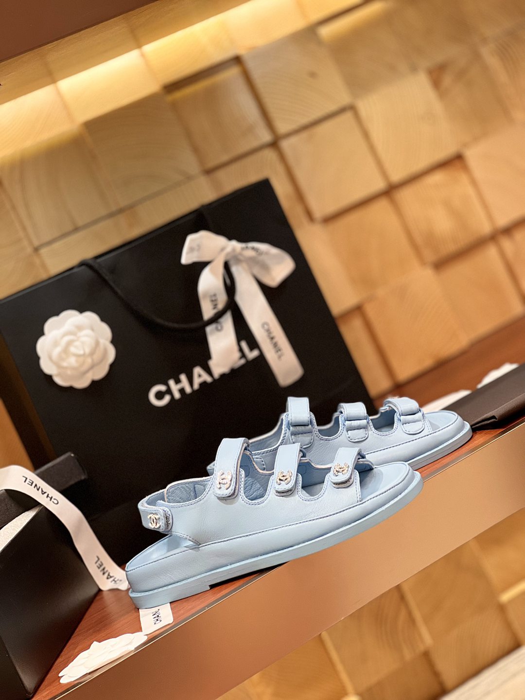 頂級A貨一比一原單CHANEL休閒時尚沙灘拖鞋
