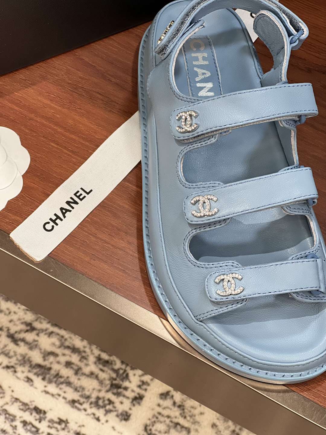 頂級A貨一比一原單CHANEL休閒時尚沙灘拖鞋