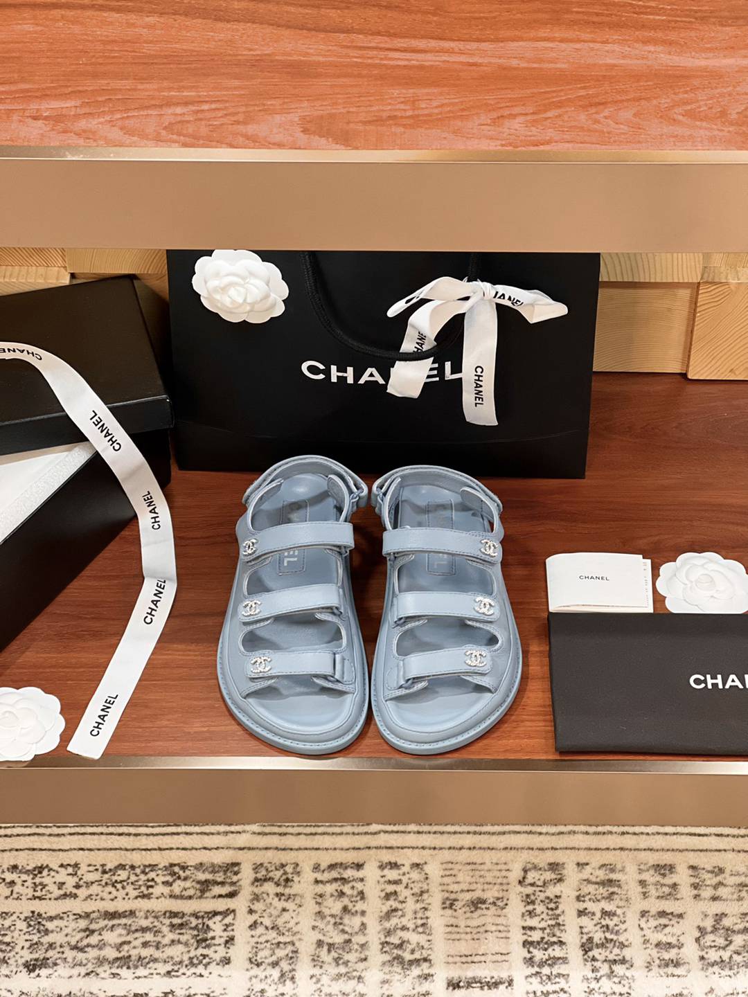 頂級A貨一比一原單CHANEL休閒時尚沙灘拖鞋