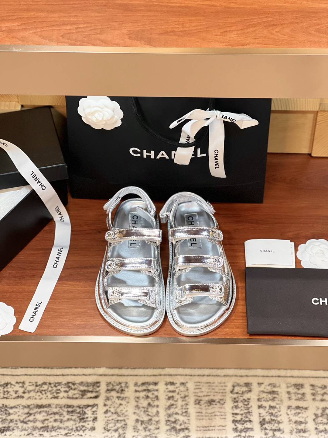 頂級A貨真皮大底搞版本CHANEL沙灘鞋休閒鞋