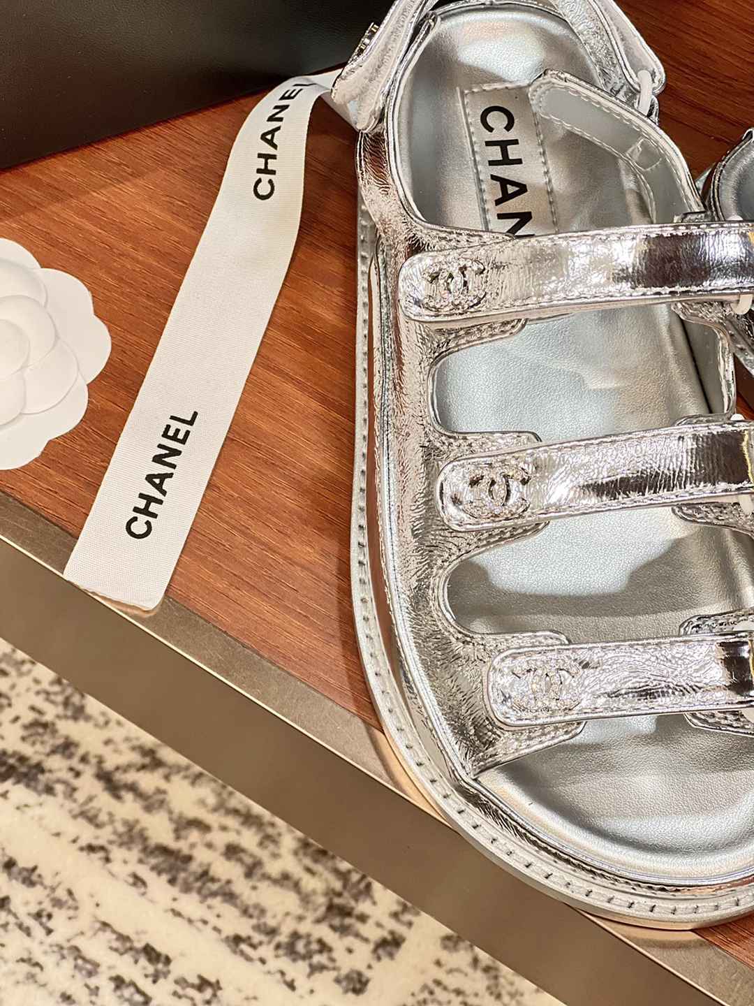 頂級A貨真皮大底搞版本CHANEL沙灘鞋休閒鞋