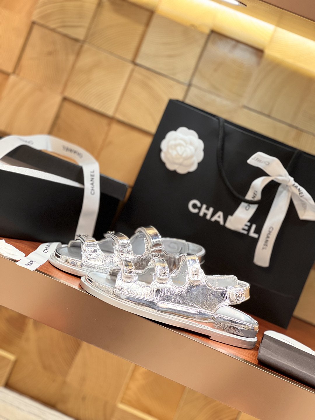 頂級A貨真皮大底搞版本CHANEL沙灘鞋休閒鞋
