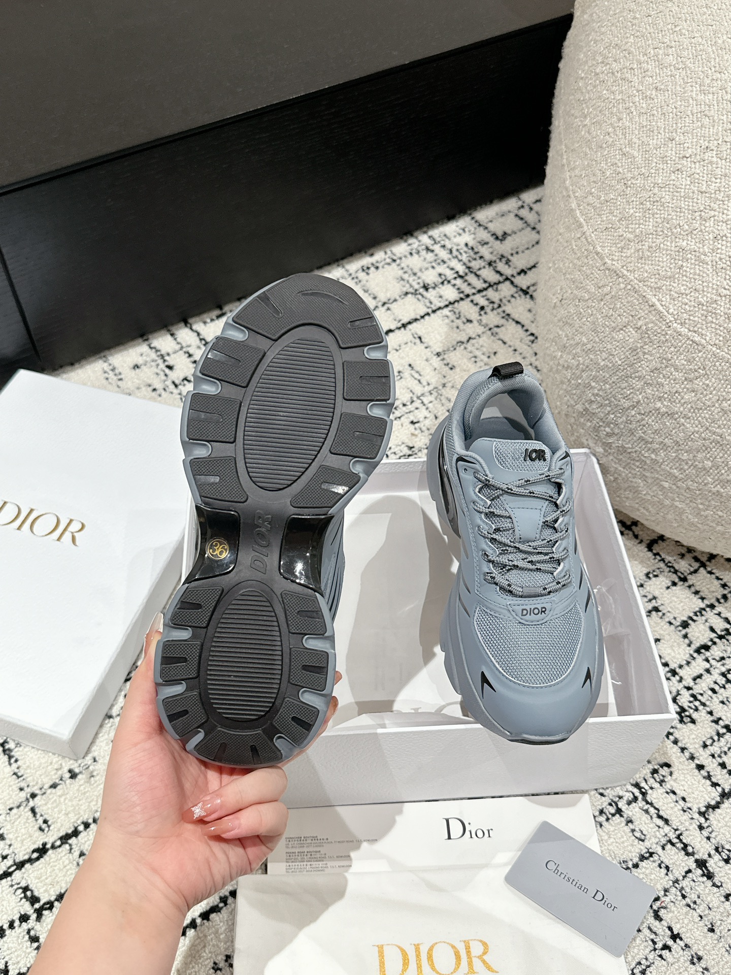 高仿DIOR2024春夏新品star系列男女款老爹鞋運動休閒鞋