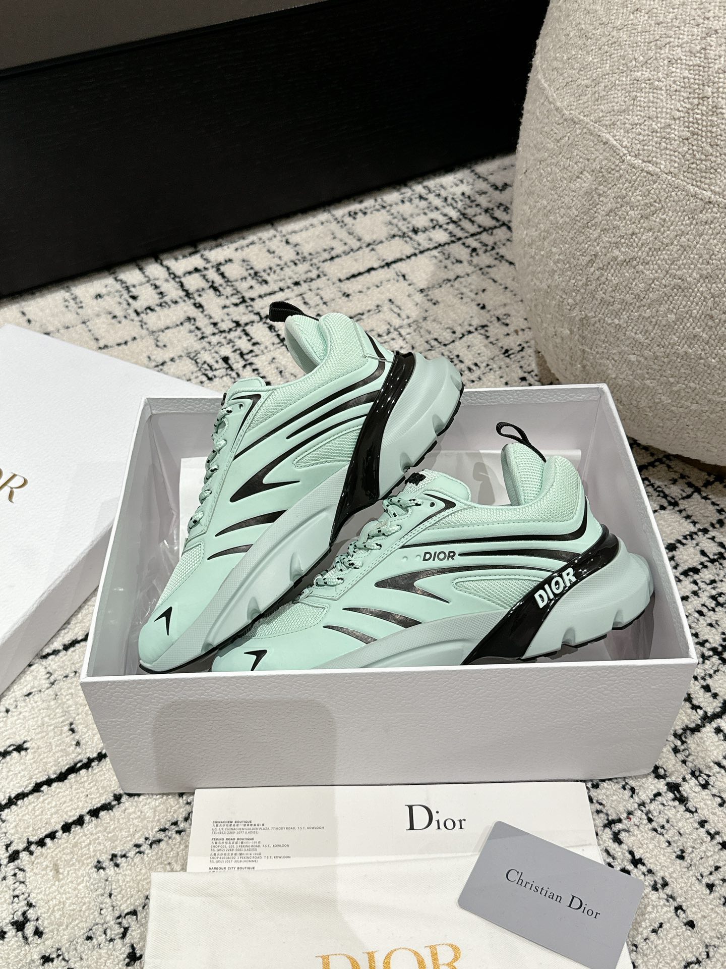 頂級復刻原單DIORstay系列女款老爹鞋 綠色