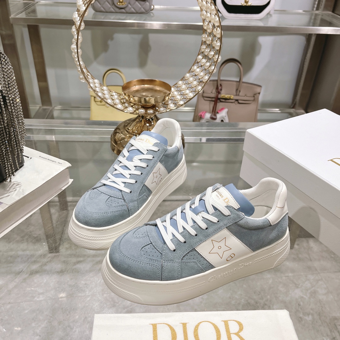 DIOR頂級一比一運動休閒鞋 灰色