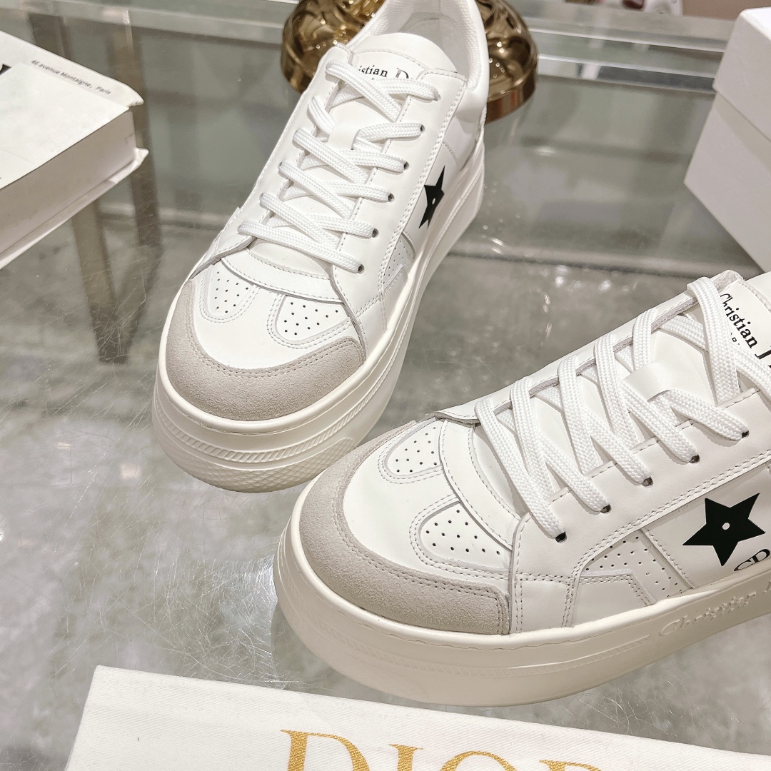 DIOR頂級A貨女款運動休閒鞋內裡透氣網布