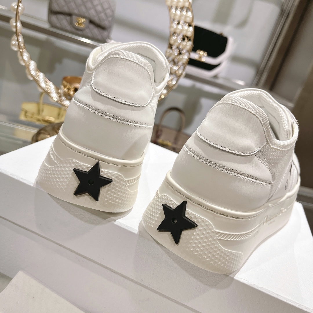 DIOR頂級復刻女士運動休閒鞋 小白色新品
