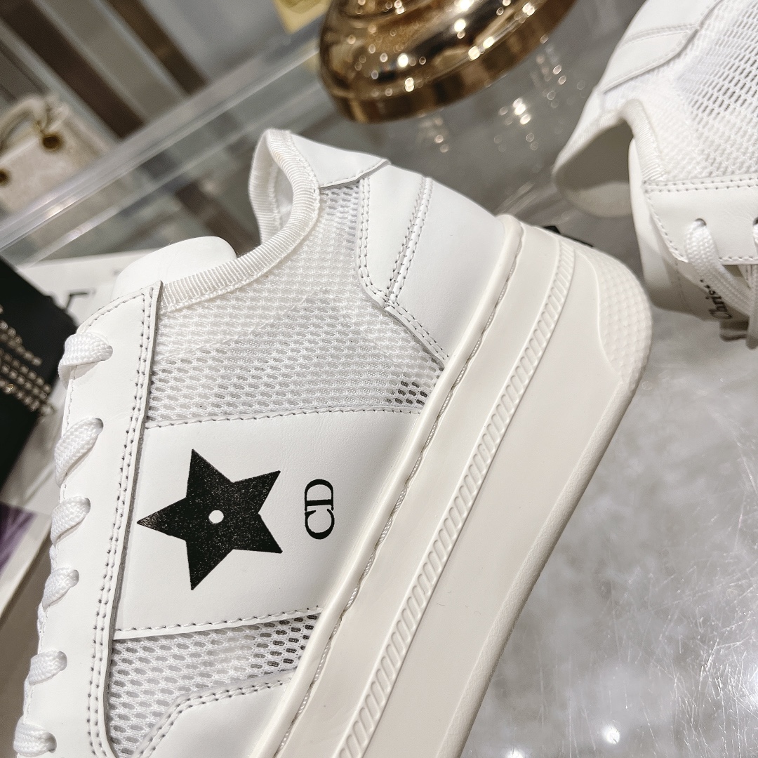 DIOR頂級復刻女士運動休閒鞋 小白色新品